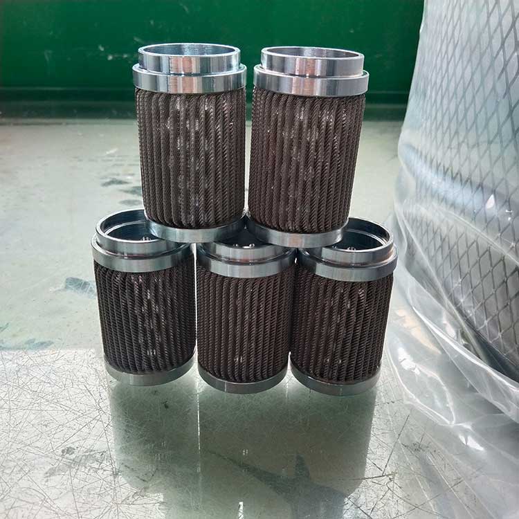華豫生產(chǎn)供應(yīng)濾芯φ35×56 不銹鋼網(wǎng) 機(jī)加工鍍鋅端蓋